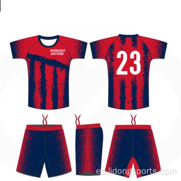 Tshirt de fútbol de la Copa del Mundo Fútbol del equipo de fútbol de la ropa deportiva